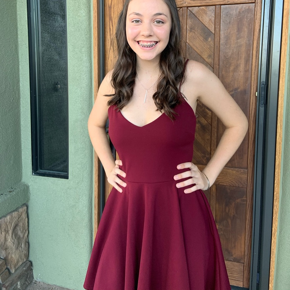 Supper flattering Homecoming dress!